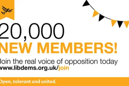 20,000 new members: Join the real voice of opposition today